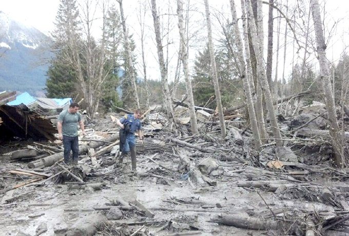 Washington mudslide tex