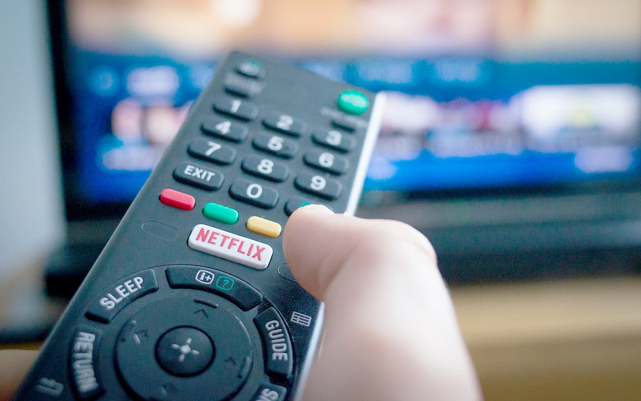 TV Remote Control with Netflix Button