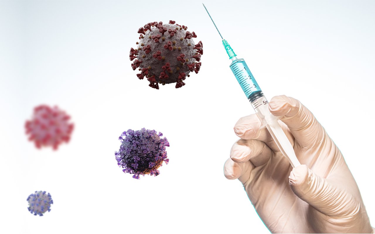Fotomontaje Virus