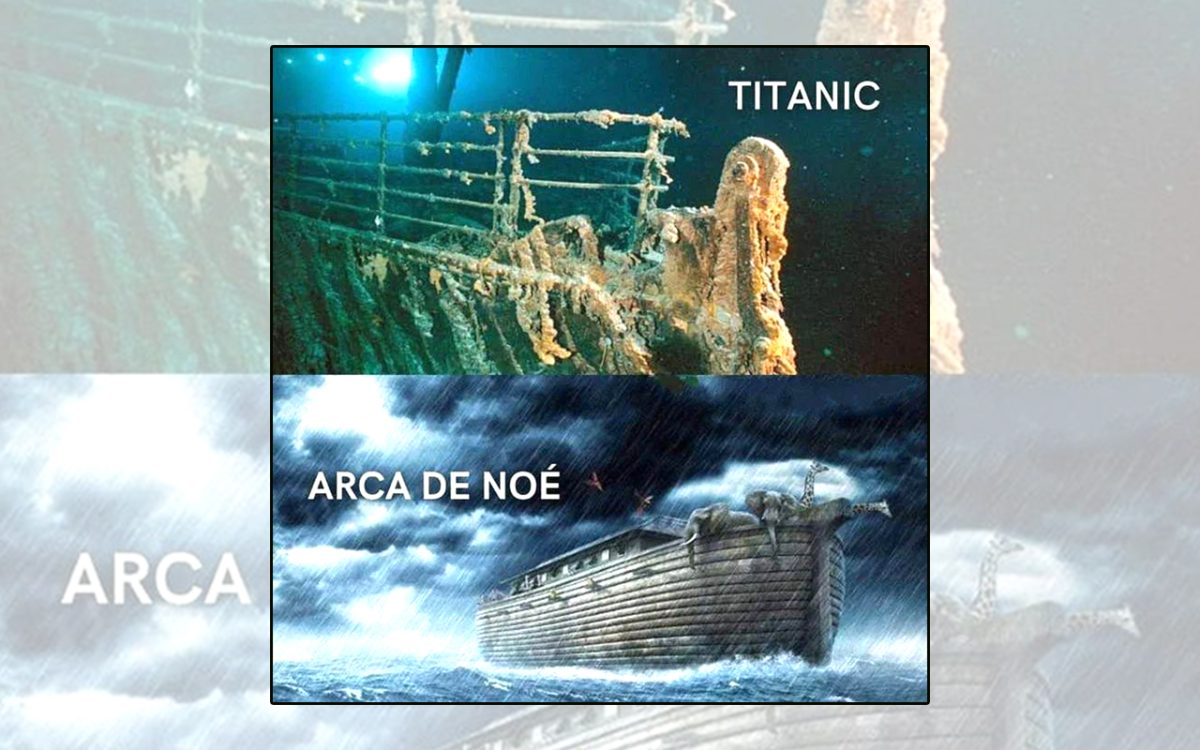 El sumergible OceanGate las naves de superficie el Titanic y el ARCA DE NOÉ ¿qué tienen de contraste y en común¿ (1) WEB