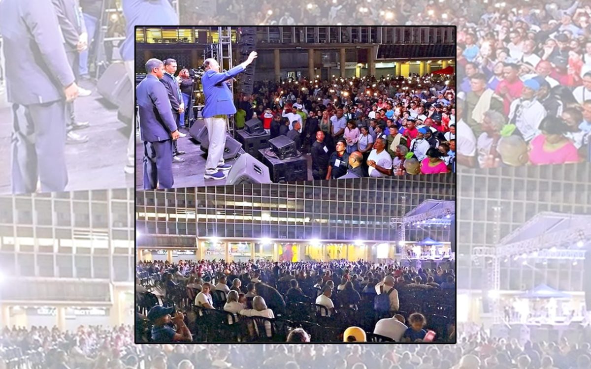 Evangelista Jorge Raschke predicó en _La Gran toma evangelística de Caracas_ WEB