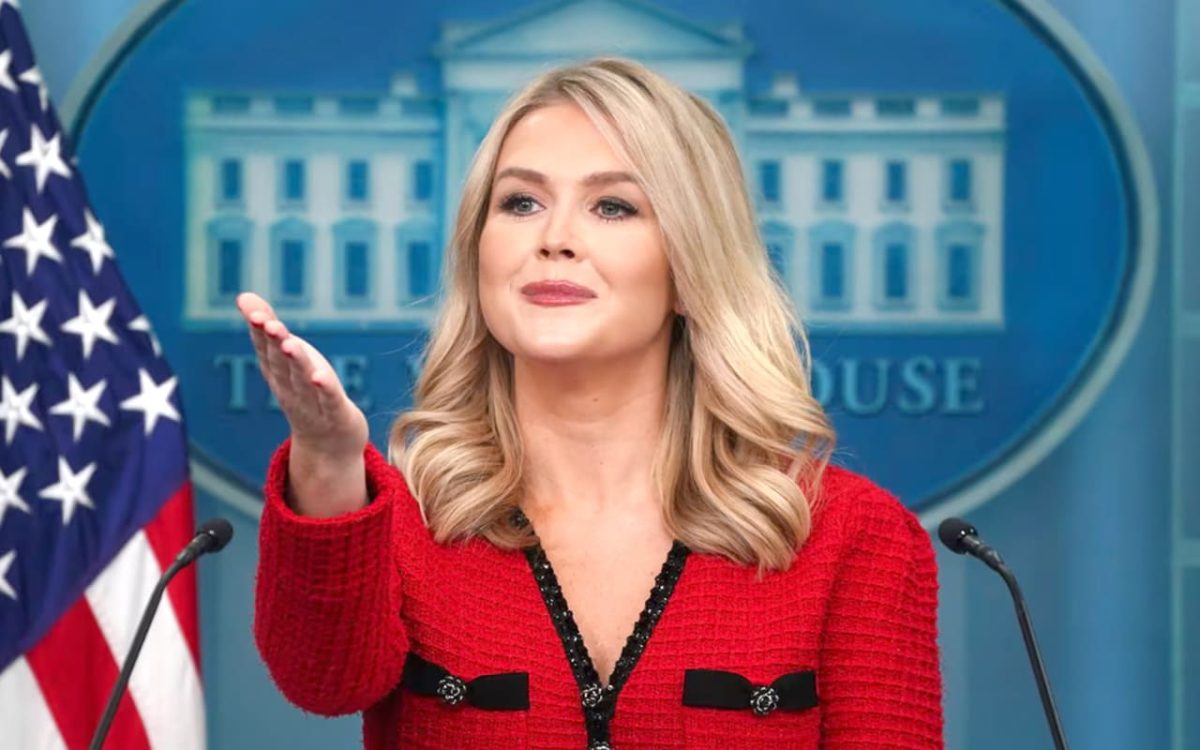 La secretaria de prensa de la Casa Blanca Karoline Leavitt afirma que hay una _guerra espiritual_ en torno a Trump WEB