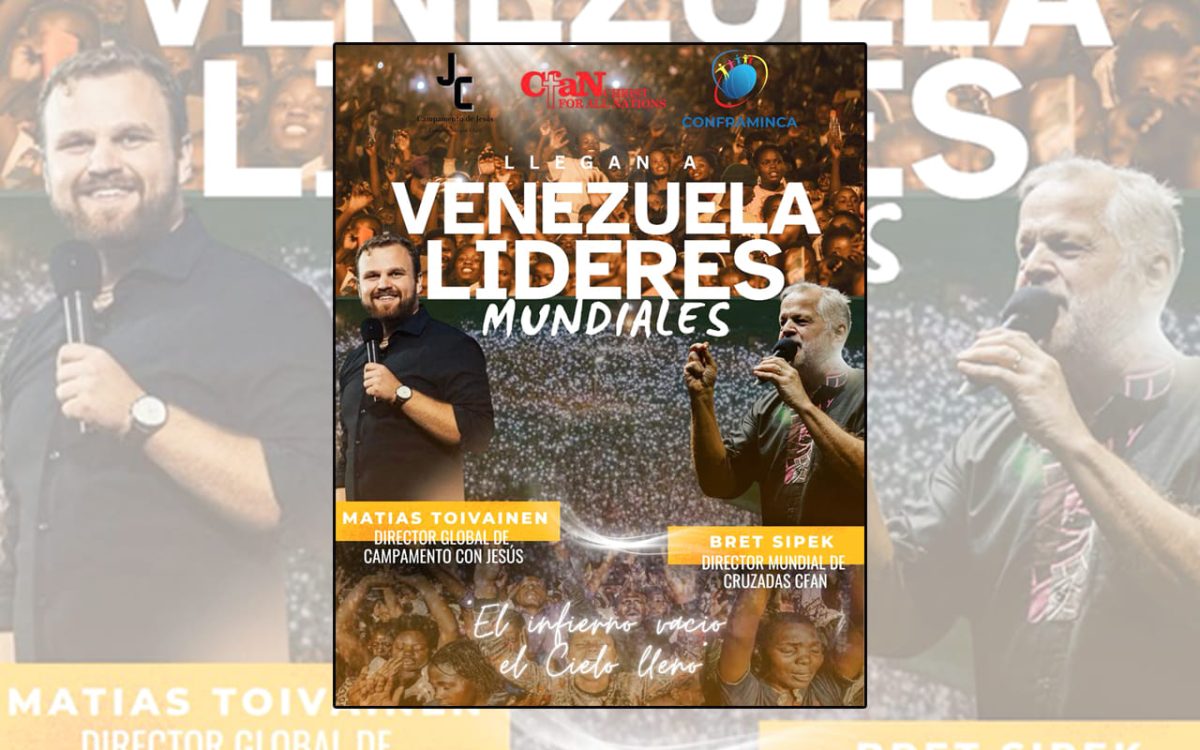 Llegan a Venezuela evangelistas internacionales del ministerio Cfan WEB