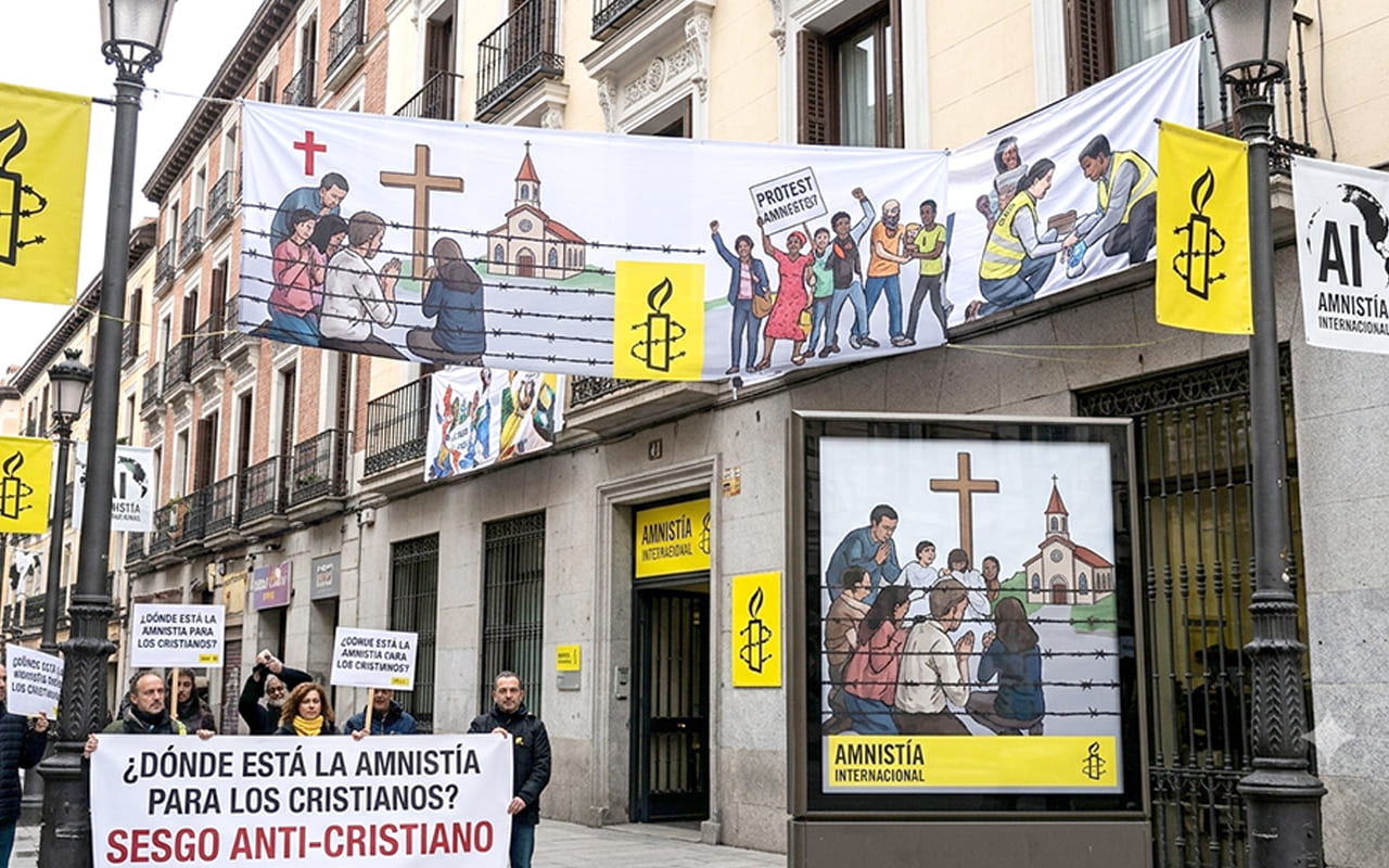 Amnistía Internacional es 'anticristiana' WEB