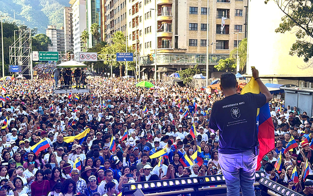 Millones de venezolanos Histórica Marcha para Jesús inunda Venezuela de fe y esperanza WEB